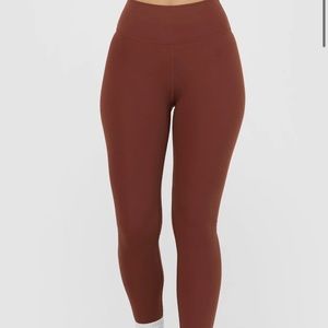 Lounge Second Skin Leggings M High Waisted Chocolate Brown